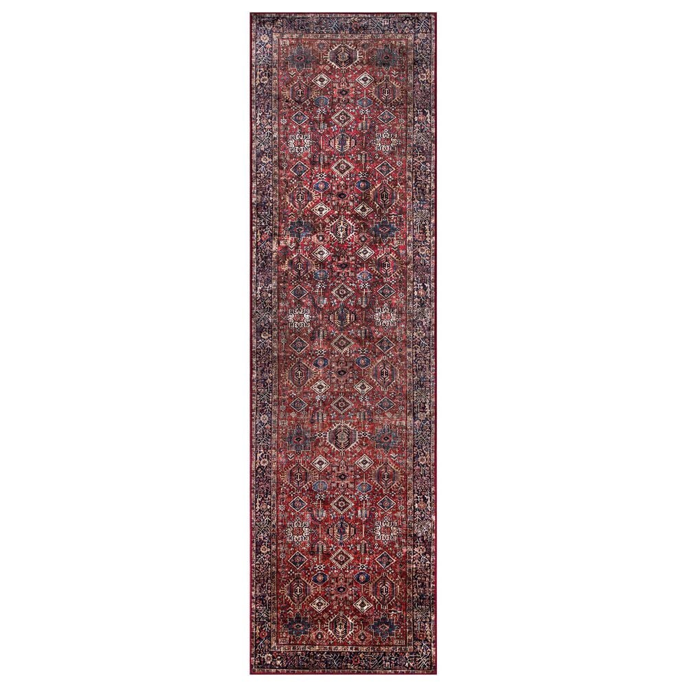 Momeni Karachi KAR-2 2"3" x 8" Rust Runner, , large