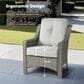 HOMLUX Outdoor Arm Chair in Gray (Set of 2), , large