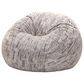 Jaxx Saxx 4" Round Bean Bag in Silver Fox, , large