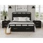 Mayberry Hill Ridgemont Queen Storage Bed in Black, , large