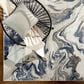Surya Tibetan 7"10" x 10"2" Dark Blue, Denim, Charcoal, Light Gray and White Area Rug, , large