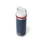 YETI Rambler 18 Oz Water Bottle with Chug Cap in Patriotic Navy/Rescue Red/White, , large