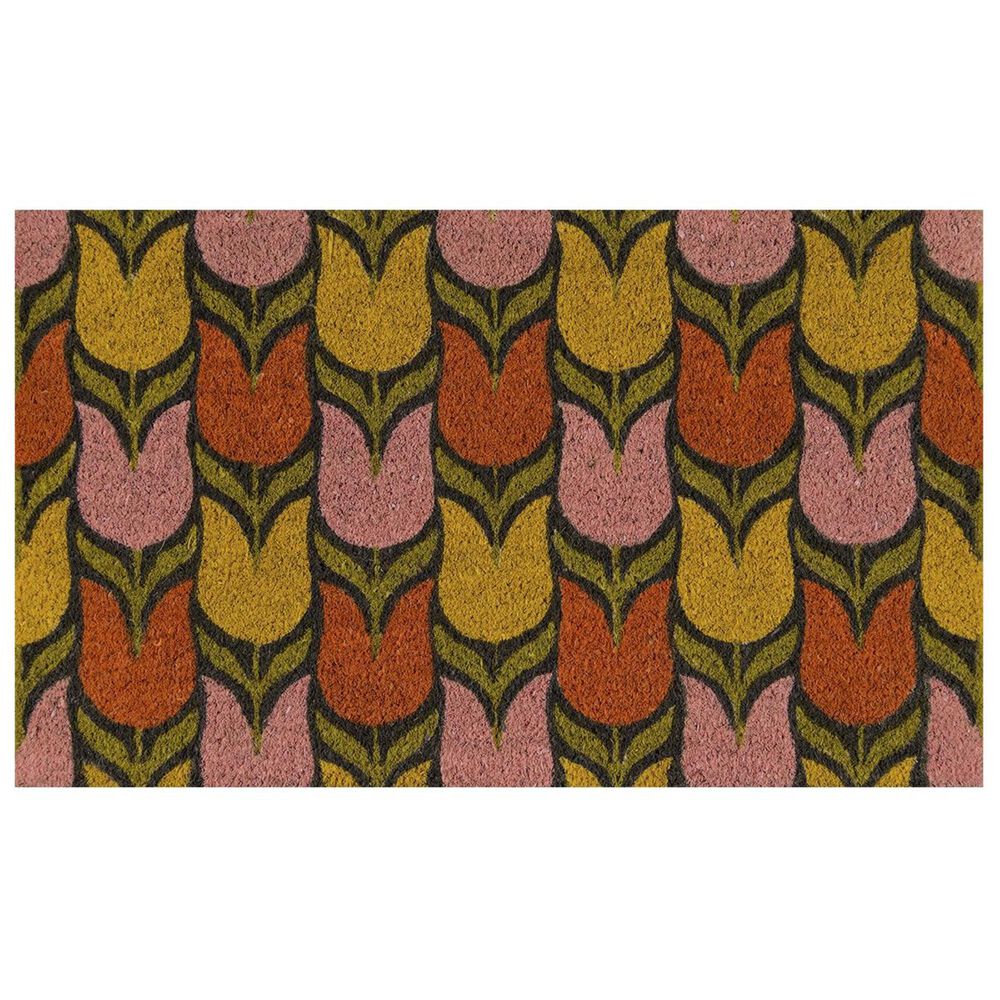 Novogratz Aloha ALO-18 1"6" x 2"6" Multicolor Door Mat, , large