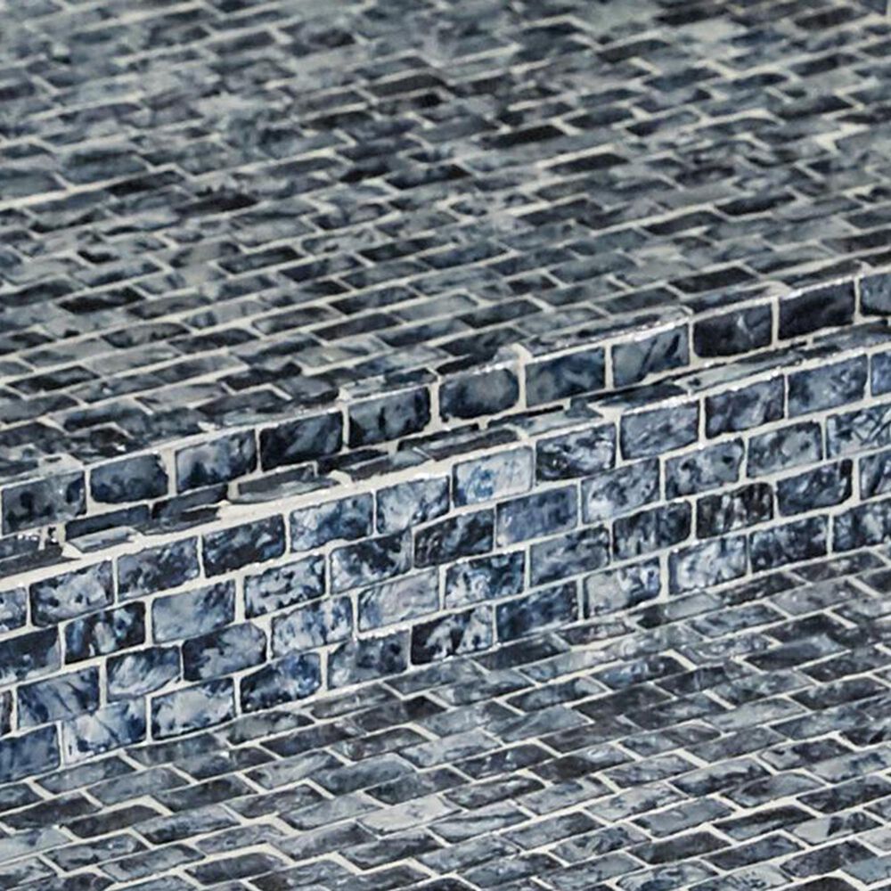 Maple and Jade 2-Piece Tray Set with Slot Handles in Polished Blue and Gray, , large