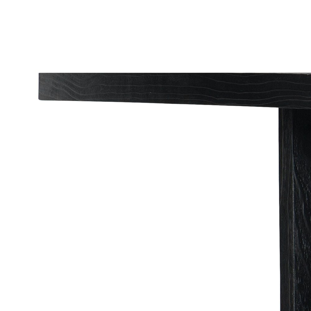 Hooker Furniture Linville Falls Shou Sugi Ban Square Cocktail Table in Charred Black, , large