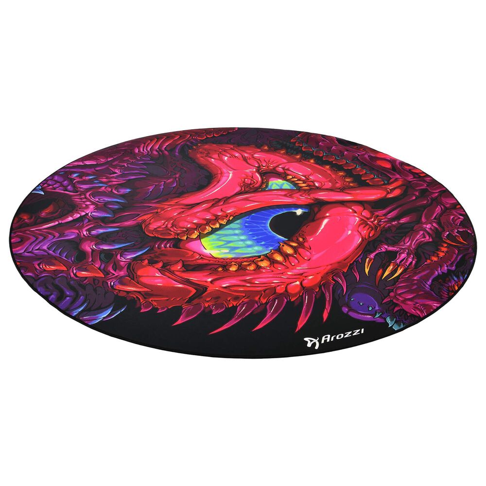 Arozzi Zona Microfiber Noise Dampening and Scratch Protection Anti-Slip Chair Mat in Crawling Chaos, , large