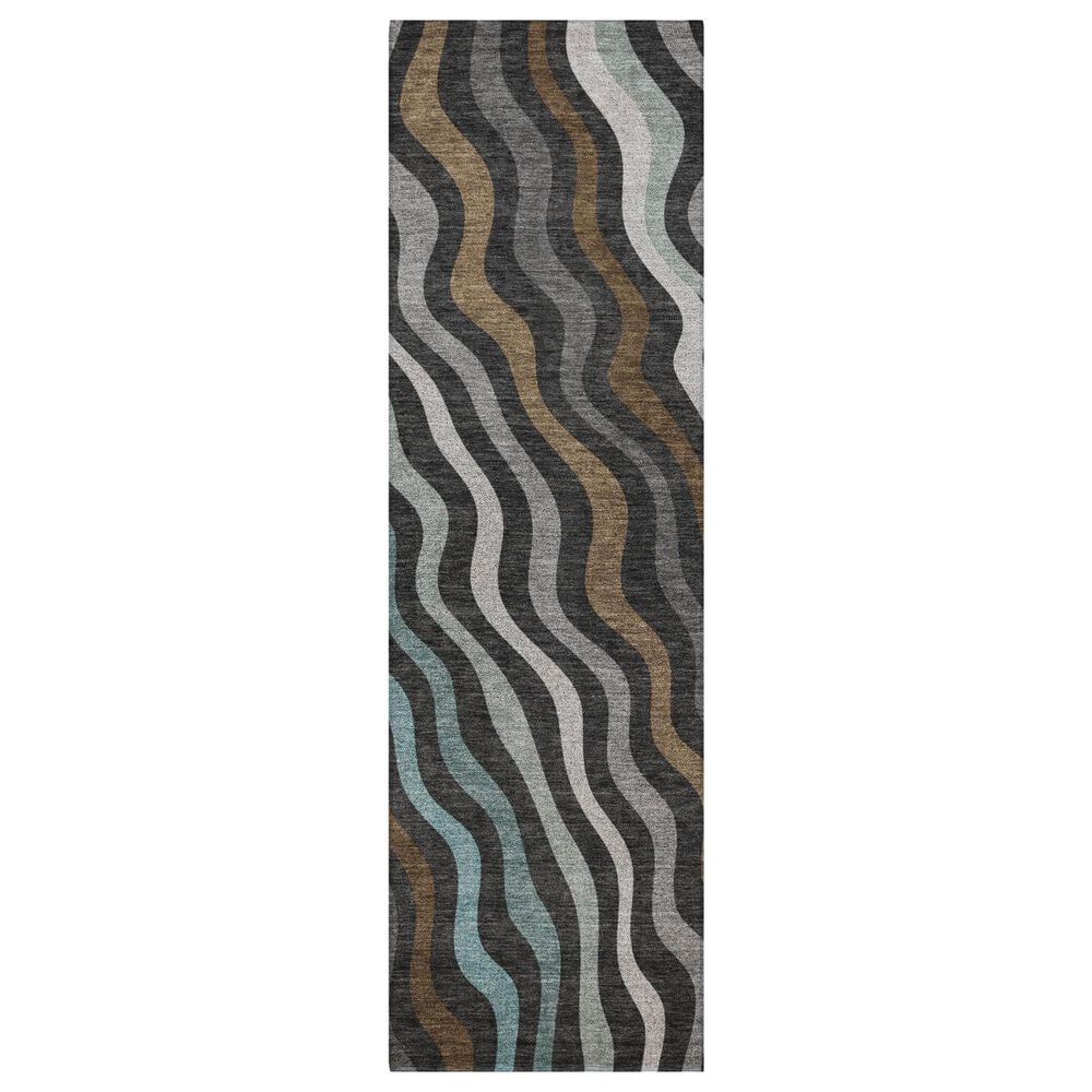 Dalyn Rug Company Kenner KN4 Black 2"3" x 7"6" Runner, , large
