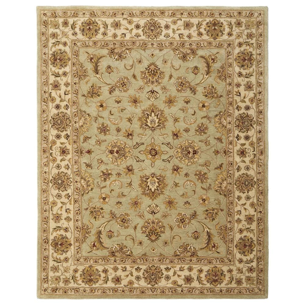 Feizy Wagner 8941F 5" x 8" Sage and Beige Area Rug, , large