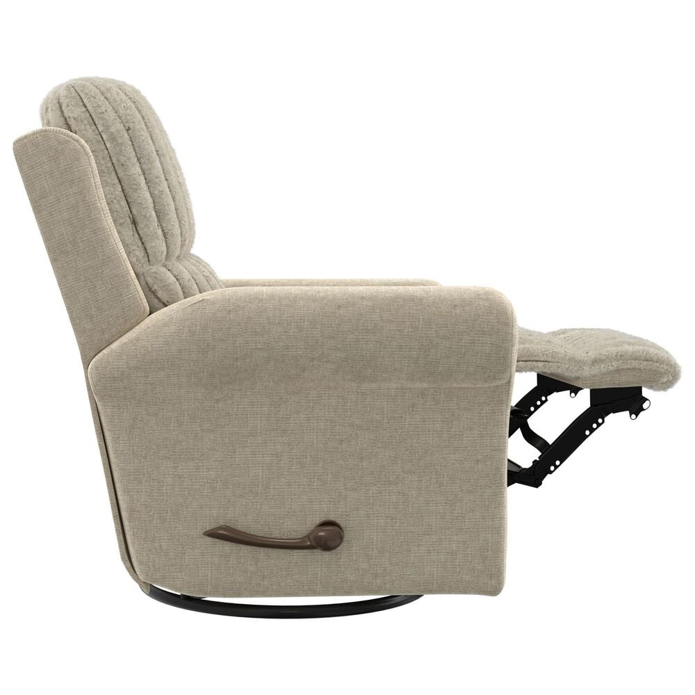 Catnapper Foxy Swivel Glider Recliner in Porcelain, , large
