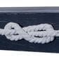 Maple and Jade 3-Piece Wall Shelf with Knotted Rope in Dark Blue and White, , large