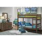 Rusticvale Twin over Twin Bunkbed in Chestnut, , large