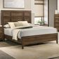 Crown Mark Lorraine King Panel Bed in Brown, , large