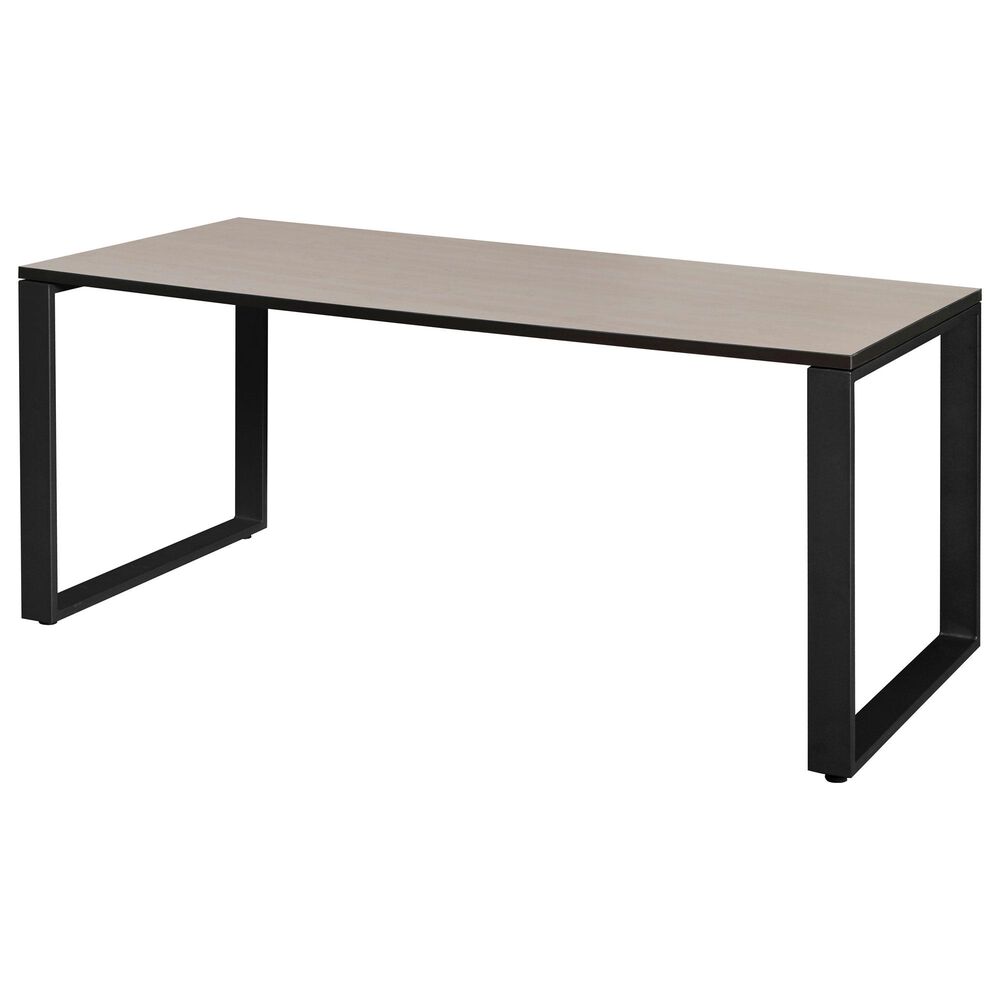 Regency Global Sourcing Structure 66" x 30" Training Table in Maple/Black, , large