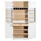HOMLUX HOMLUX 78.2" Tall Farmhouse Kitchen Pantry Cabinet with 8 Door Shelves, Storage Cabinet with 4 Adjustable Shelves, Hidden Drawer, Wine Rack, Versatile Cupboard for Kitchen, Dining & Bathroom, Retro White, , large