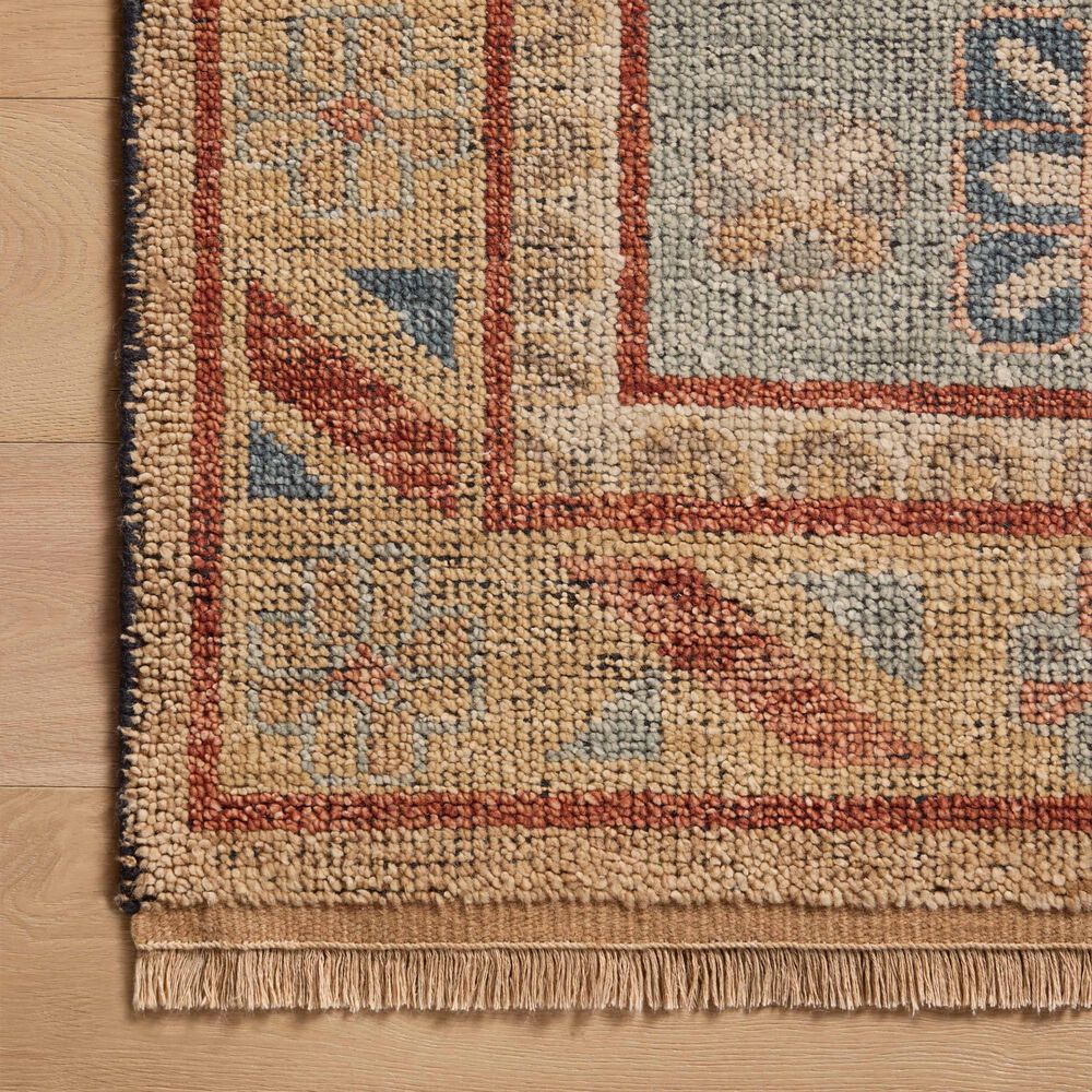 Loloi Granada Santa Fe and Sky 7&#39;9&quot; x 9&#39;9&quot; Area Rug, , large