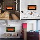 Timberlake Northwest Electric Fireplace with Backlights in Black, , large