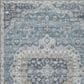 Dalyn Rug Company Tuscany 10" Round Blue Indoor/Outdoor Area Rug, , large
