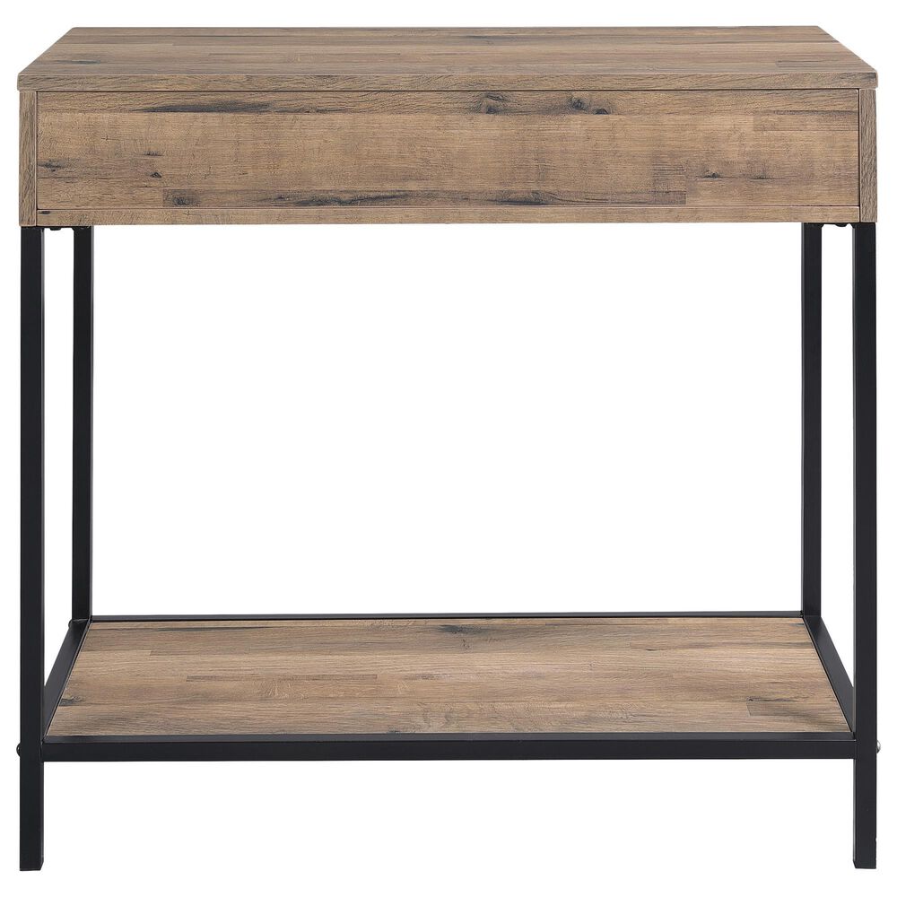 OSP Home Quinton 1-Drawer End Table in Salvage Oak, , large