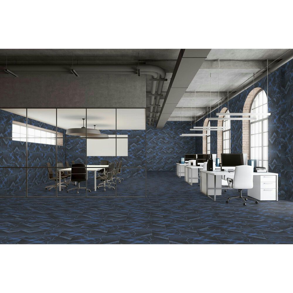 Emser Parkview Blue 12&quot; x 24&quot; Matte Porcelain Tile, , large