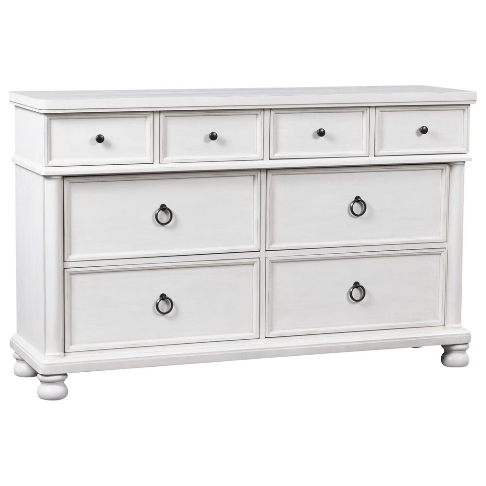 Ashley Rowlenstown 3-Piece Queen Poster Bedroom Set in Antique White, , large