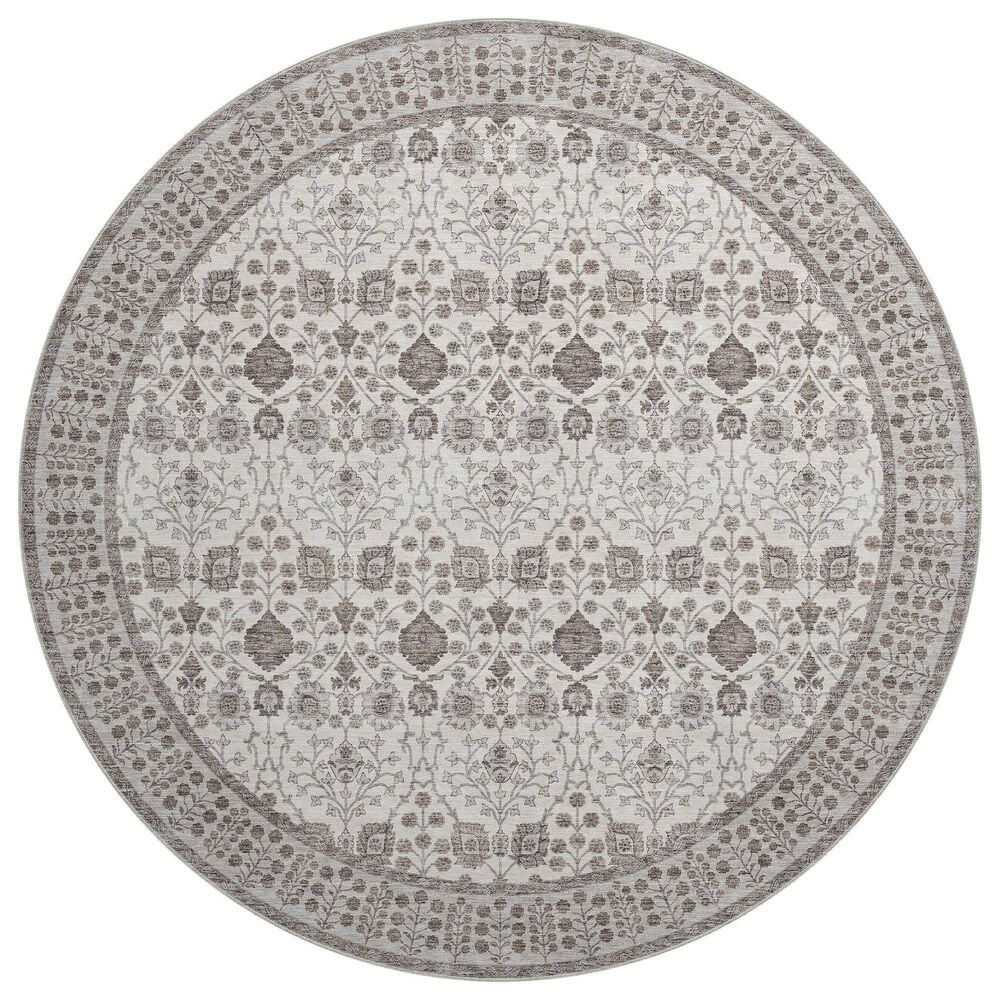 Dalyn Rug Company Hatay HY8 8" Round Ivory Area Rug, , large