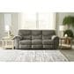 Ashley Alphons Manual Reclining Sofa in Putty, , large
