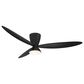 Minka-Aire Hourglass 58" LED Smart Flush Mount Ceiling Fan in Coal, , large