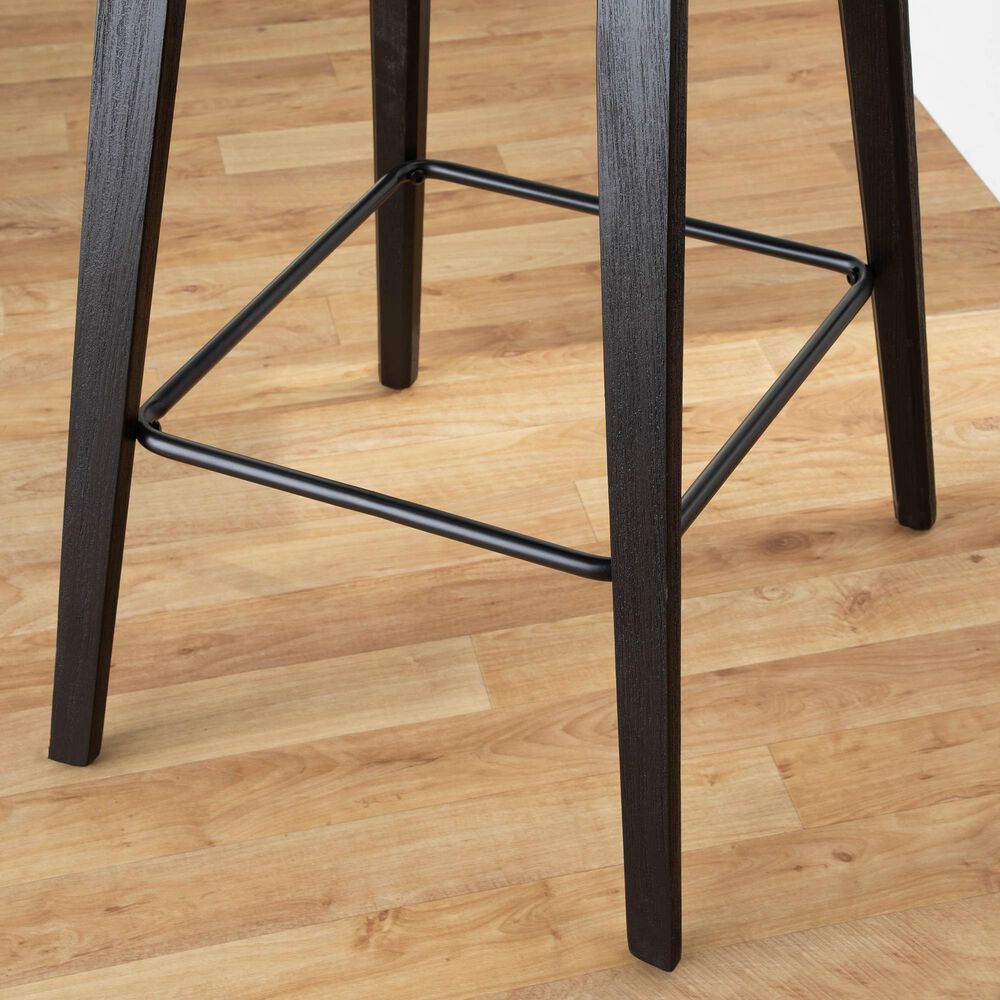 Lumisource Winston Counter Stool in Black and Black, , large