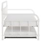 Richlands Furniture Twin Metal Slat Daybed and Trundle in White, , large