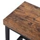 HOMLUX Farmhouse Kitchen Island with Drop Leaf and 2 Stools in Black, Natural and Rustic Brown, , large