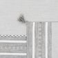 Safavieh Montauk MTK215F 5" x 8" Grey and Ivory Area Rug, , large