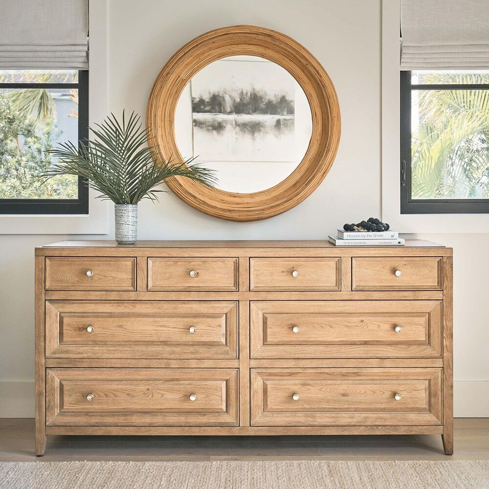 Furniture Worldwide Weekender Lakeway Wall Mirror in Natural, , large