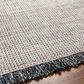 Surya Sara SRU-2304 2" x 3" Off-White, Charcoal, Brown and Seafoam Area Rug, , large