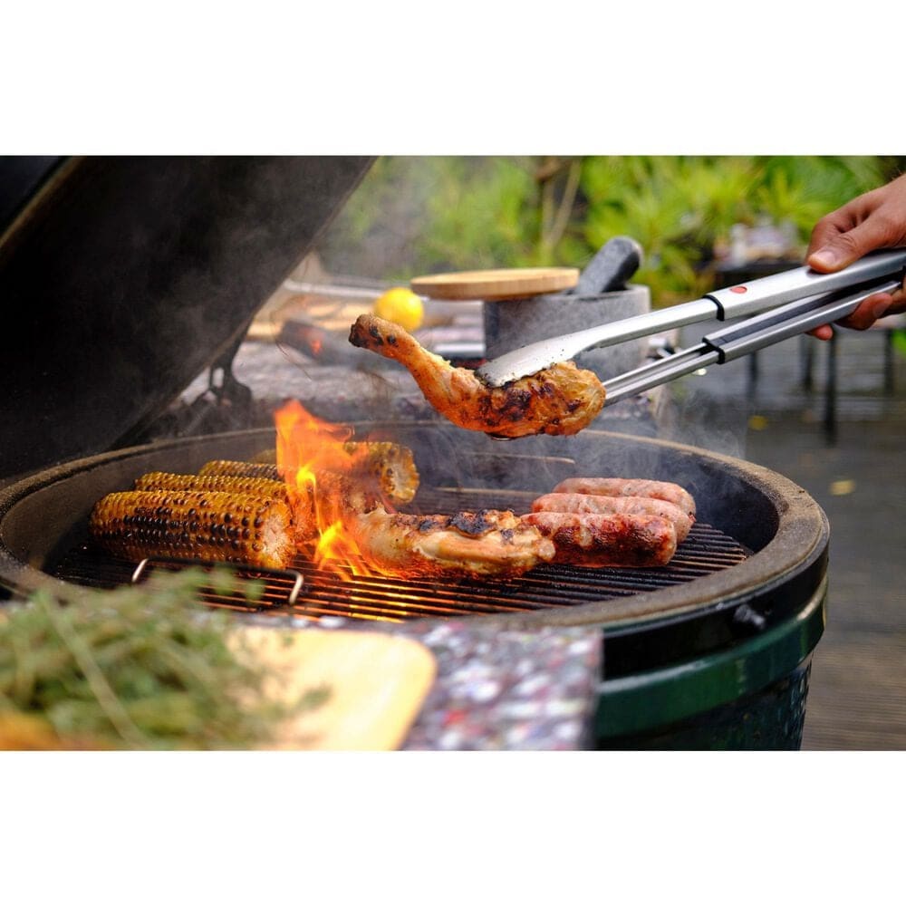Joseph Joseph GrillOut 3-Piece BBQ Turner Tongs and Fork Set in Stainless Steel, , large
