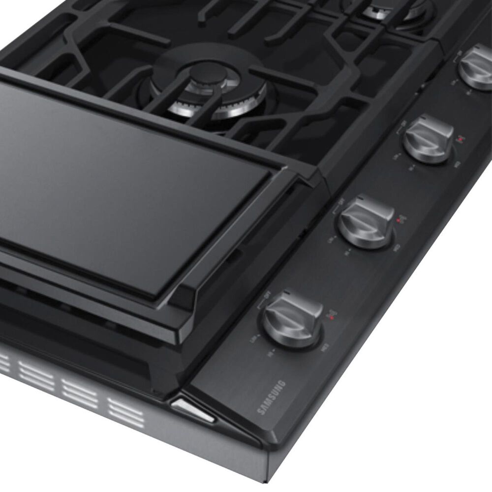 Samsung 36" Gas Cooktop in Black Stainless, , large