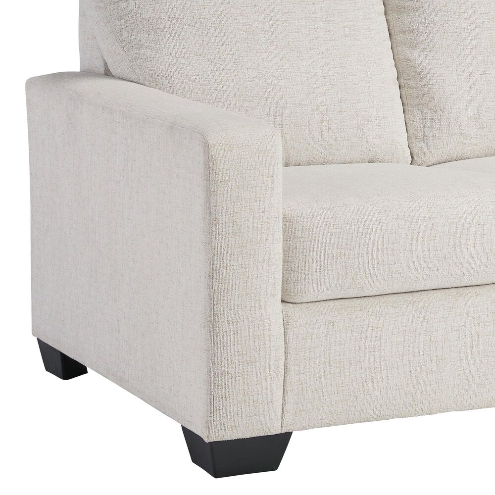 Ashley Rannis Stationary Full Sofa Sleeper in Snow, , large