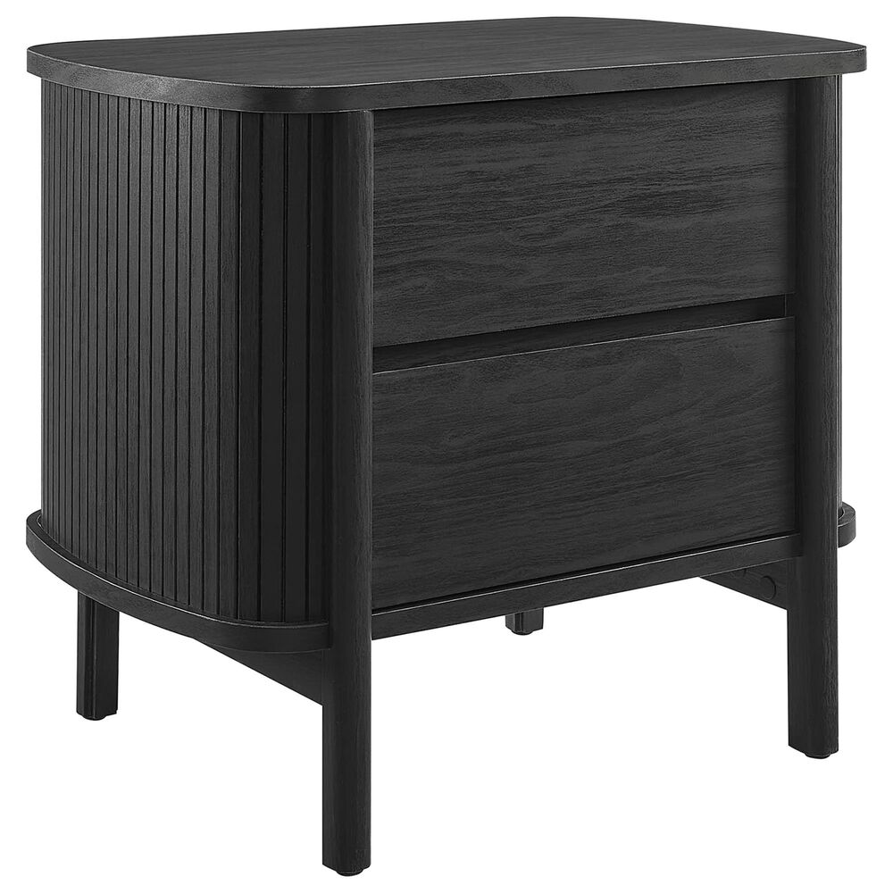 Modway Cadence 2 Drawer Nightstand in Black, , large