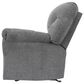Signature Design by Ashley Allmaxx Rocker Recliner in Pewter, , large