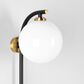 Mitzi Lighting Faye 1-Light Plug-In Sconce in Aged Brass and Soft Black, , large