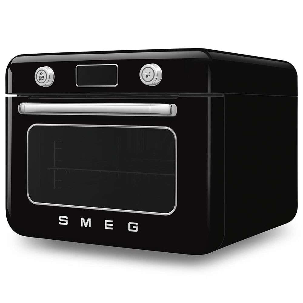 SMEG 10-in-1 Countertop Combination Oven in Black, , large
