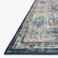 Loloi II Skye SKY-03 9" x 12" Denim and Natural Area Rug, , large