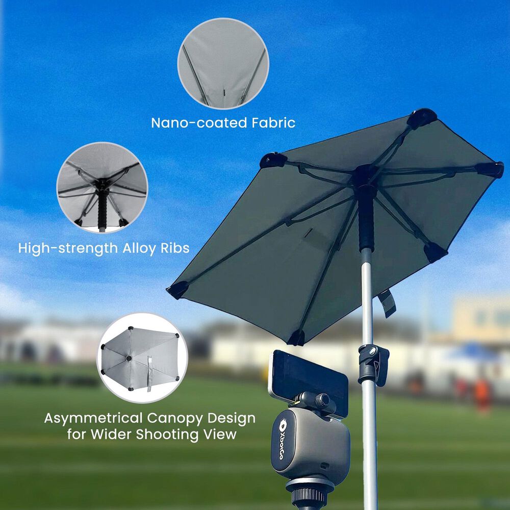 XbotGo Weather Guard Umbrella in Black, , large