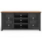 Endress International Essex 67" TV Stand in Black and Whiskey, , large
