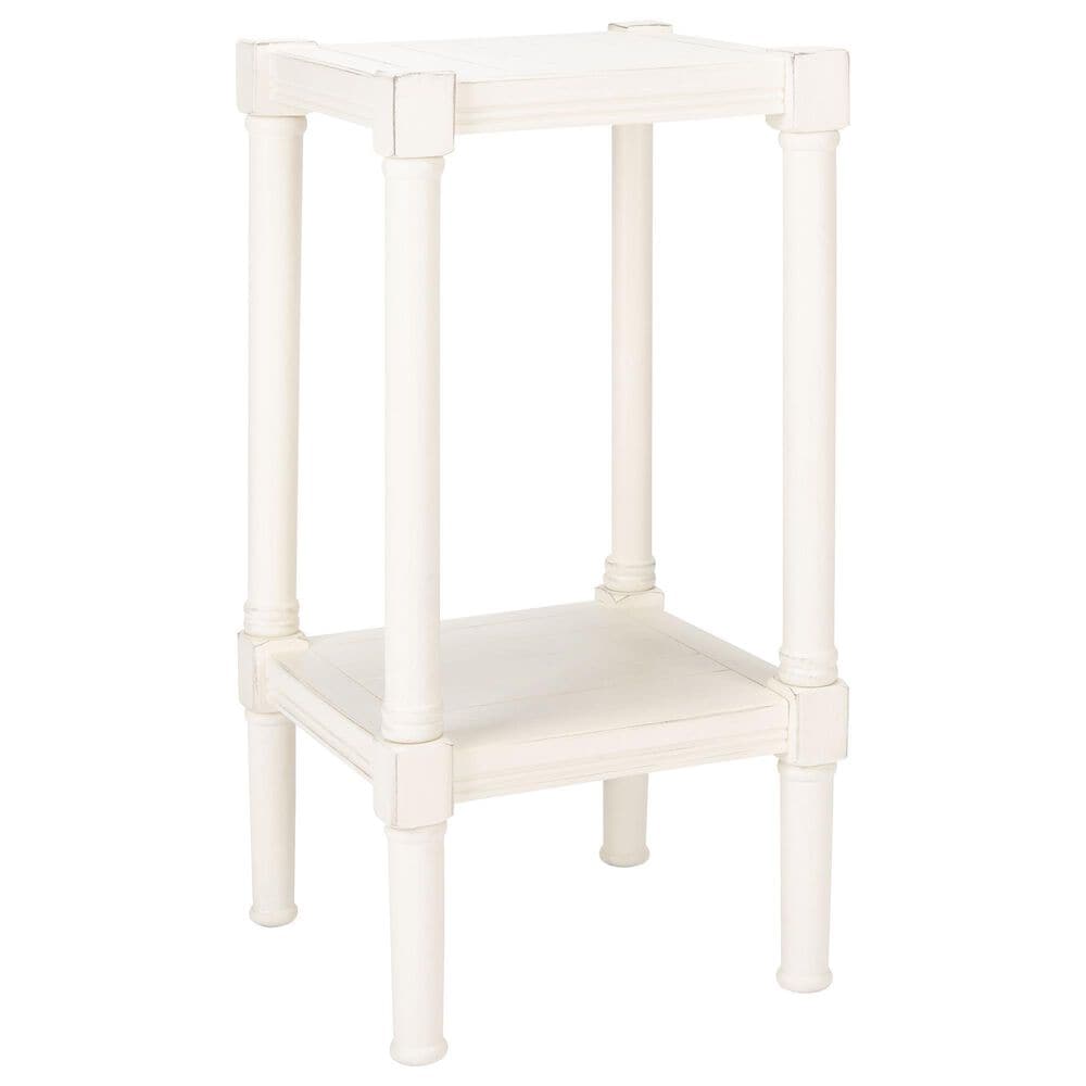 Safavieh Rafiki Accent Table in Distressed White, , large