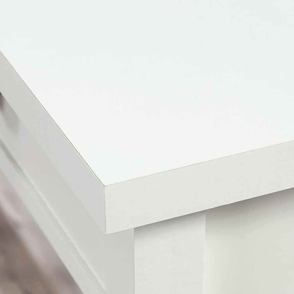 Sauder County Line Writing Desk in Soft White, , large