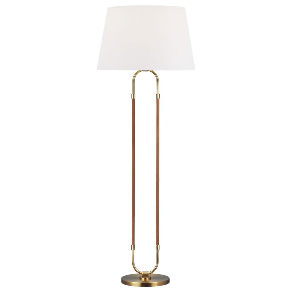 Visual Comfort & Co. Katie Floor Lamp in Time Worn Brass, , large