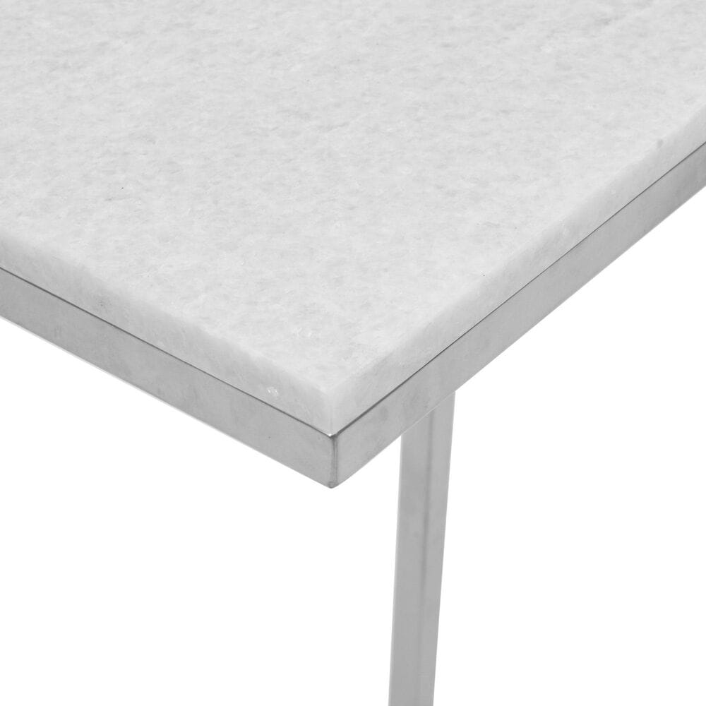 Jofran Aurora C-Table in Bianco White &#40;Set of 2&#41;, , large