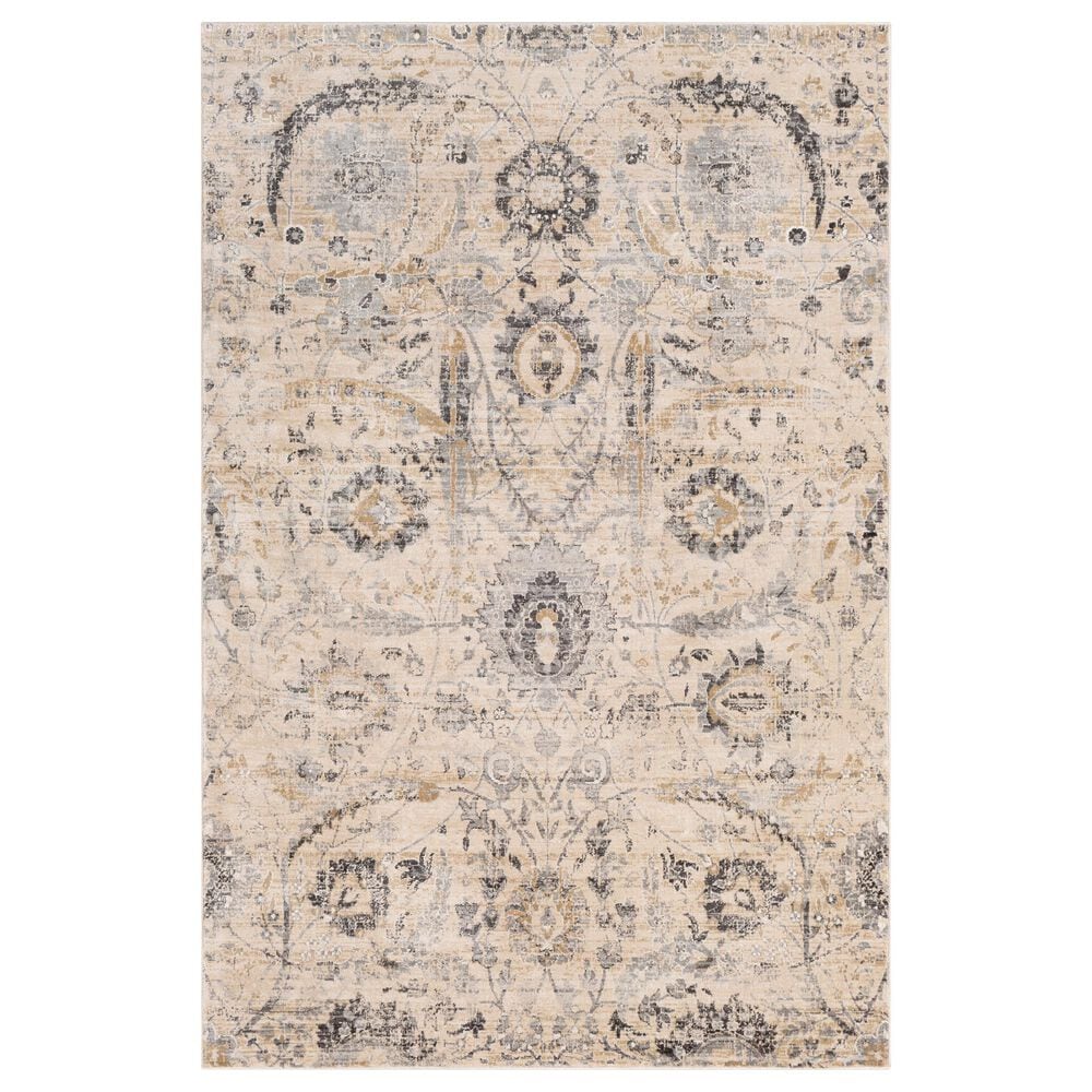 Surya Indigo IGO-2319 6"9" x 9" Black, Gray and Beige Area Rug, , large