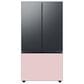Samsung Bespoke Bespoke 3-Door French Door Refrigerator Top Panel in Matte Black Steel, , large
