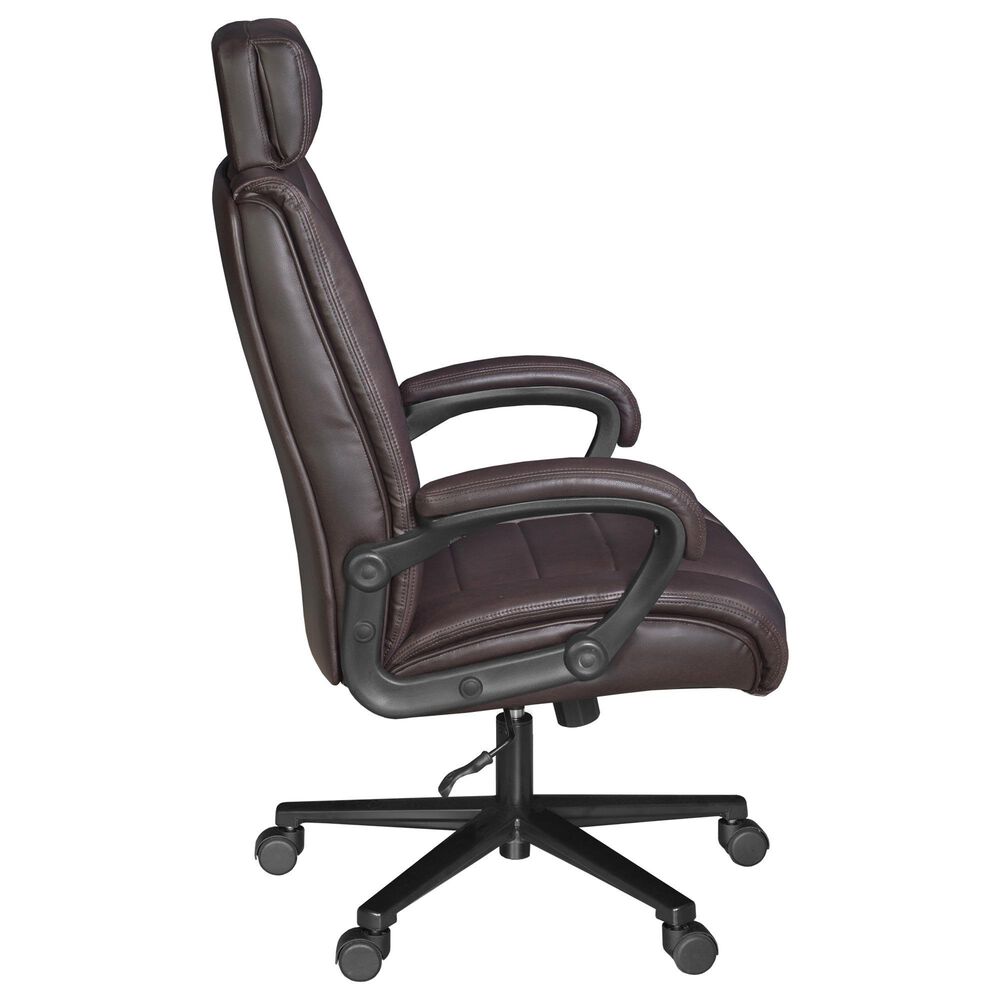 Regency Global Sourcing DuraForce Big and Tall Ergonomic Executive Office Chair in Brown, , large